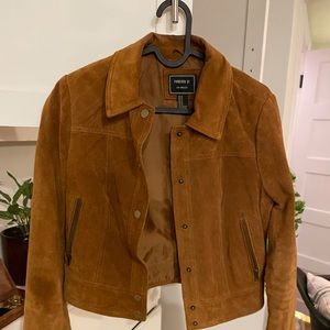 Suede brown jacket